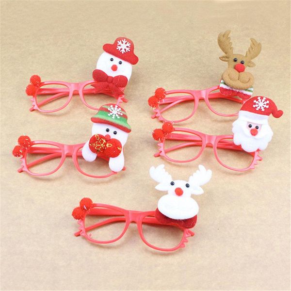 

рождество дети очки украшение санта-клаус оленей снеговик мультфильм xmas фестиваль партии diy принадлежности ребенок подаркам 2019 рождеств