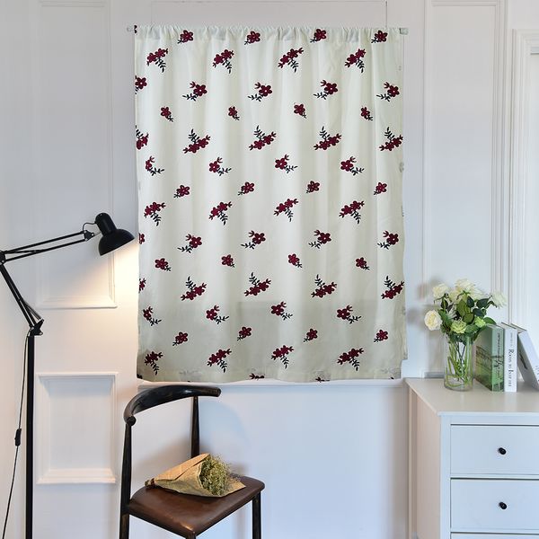 

thermal insulated balloon curtain for small window, tie-up balloon shade curtains, 46 x 63 inch