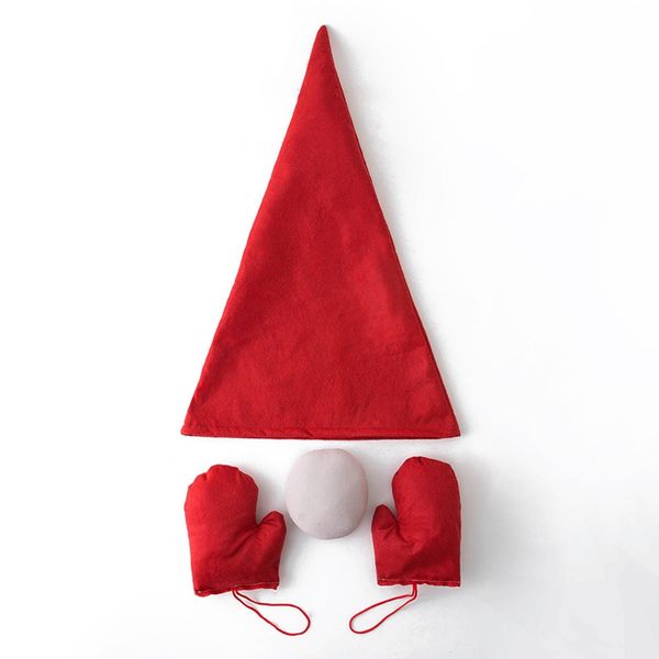 

merry christmas tree dress up decorations hat nose gloves set christmas decorations for home navidad new year gift