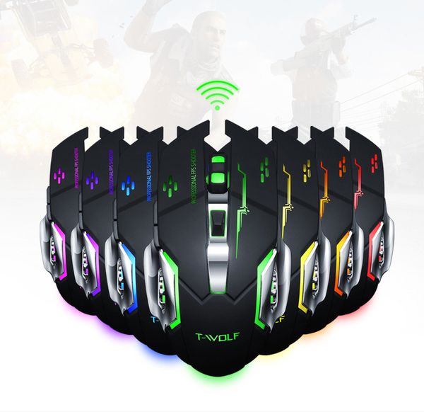 

wireless gaming mouse 2.4ghz wireless connection ergonomics optical mouse 2400dpi with 3 shift 10m professional wireless gamer mouse