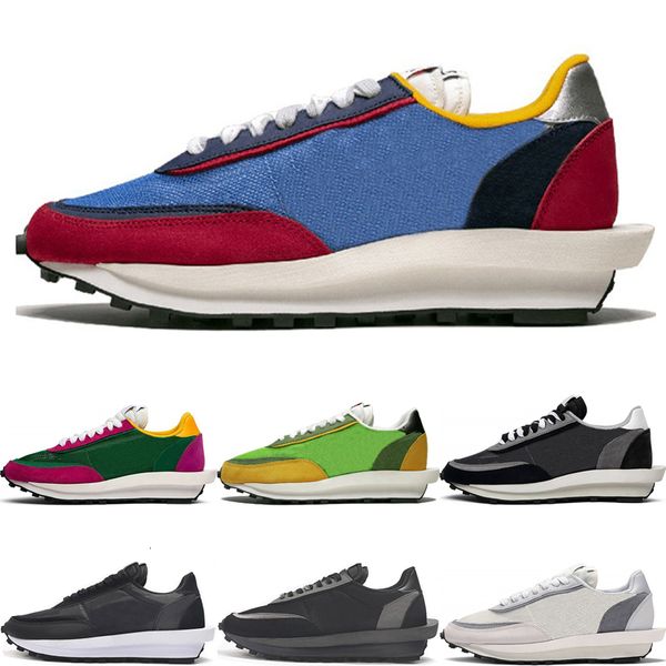 

дизайнер og sacai ldv вафельные повседневная обувь для мужчин женщины черный белый серый сосна зеленый gusto varsity голубые спортивные трен