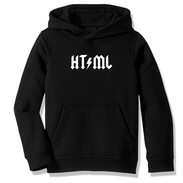 

fleece hooded sweatshirt hoodies html software engineer funny developer programmer coder joke clothing, Black