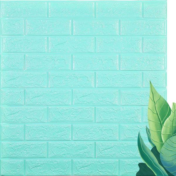 

3d декор diy home кирпичные стены стикеры гостиной водонепроницаемая foam номер клей наклейка обоев art made переводные картинки для кухни
