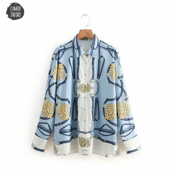 

new blouses 2019 arrival women fashion print casual kimono ladies long sleeve chic smock shirt femininas ls3011, White