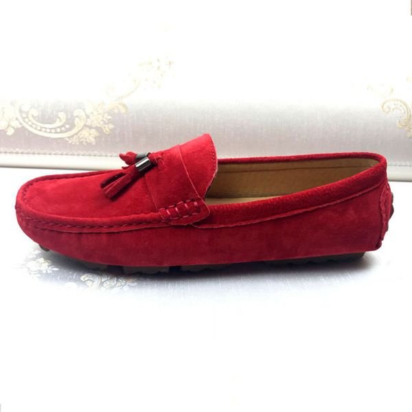 

men loafers leather shoes fashion men boat shoes brand casual leather male flat, Black