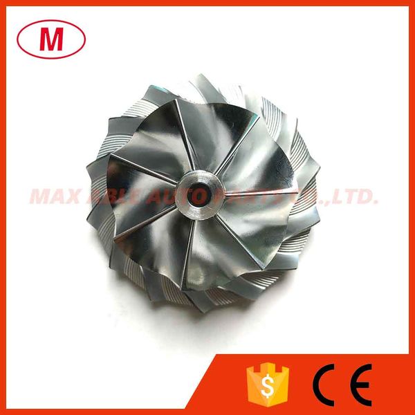 

rhf5 42.00/59.00mm 7+7 blades custom size turbo billet compressor wheel/aluminum 2618/milling wheel for turbocharger cartridge/chra/core