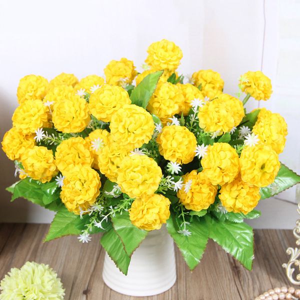 

fake hydrangea flowers artificial floral simulation bouquet home wedding party decoration slc88