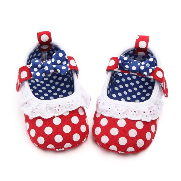 

baby girl shoes polk dot infant first walker soft toddler baby crib shoes toddler girls princess autumn