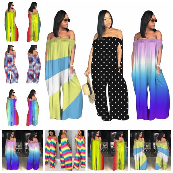 

2021 european new fashion pullover raglan sleeve pocket loose tube rainbow jumpsuit yellow blue purple support mixed batch, Black;white