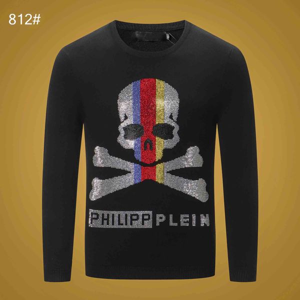 

european brand tiger head sweater paris embroidered hoodie tweed pure cotton terry long-sleeved sweater monogram, White;black