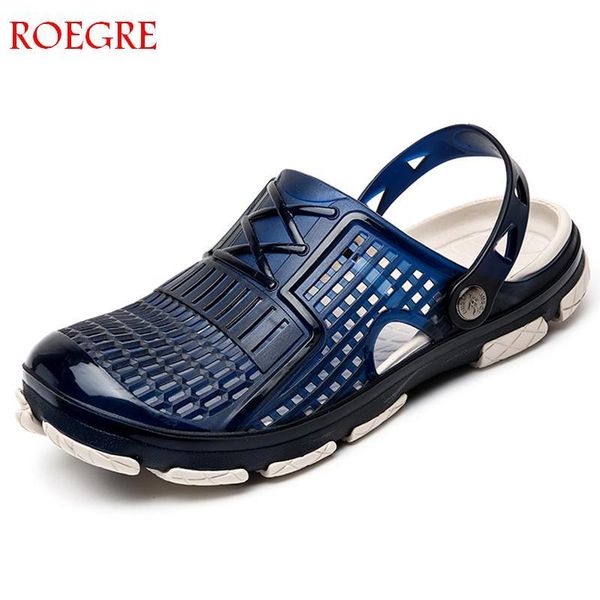 

2020 нового летний отдых mens sandals вода пляж mens башмаки люди jelly сандалия мужской поварская обувь легкой сандалии сад сабо mx200617, Black