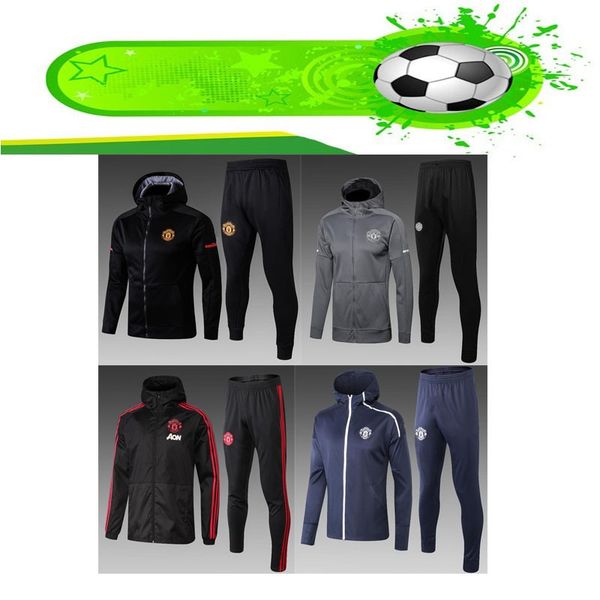 

2018 2019 man united pogba football jacket utd track uit 18 19 lukaku de foot lindelof men training uit