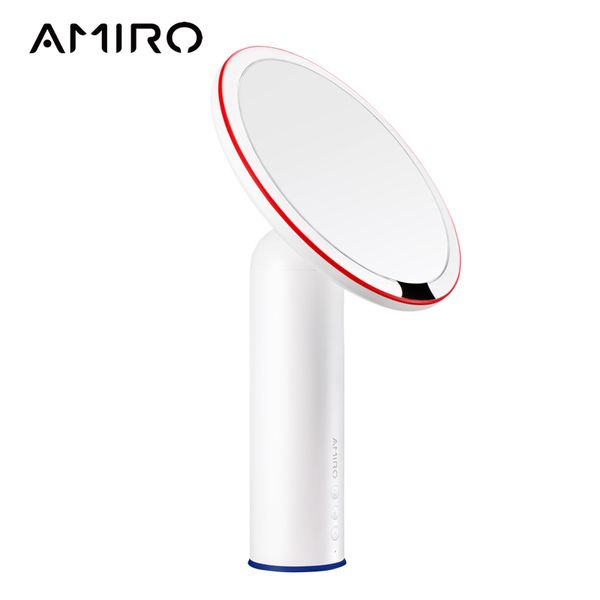 

amiro 8 inch led lighted makeup mirror, on/off smart sensor, true color clarity system
