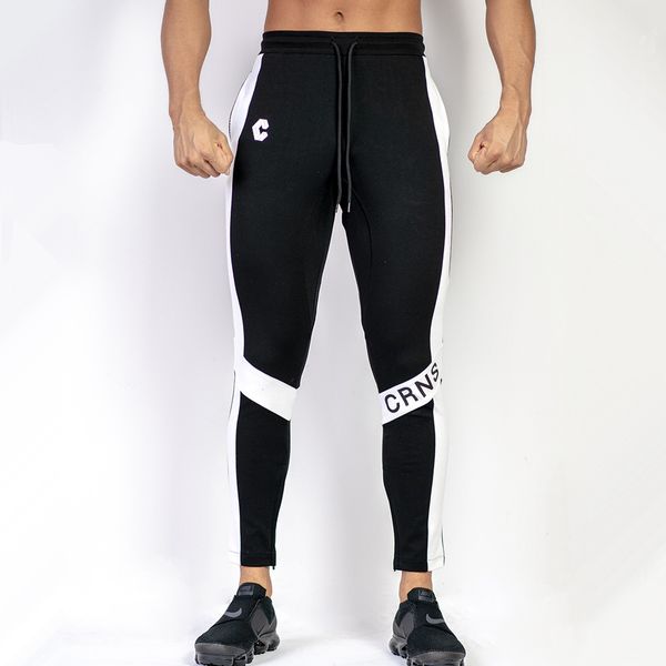 

joggers pants men running sports skinny sweatpants autumn gym fitness training trousers male cotton sportswear brand track pants