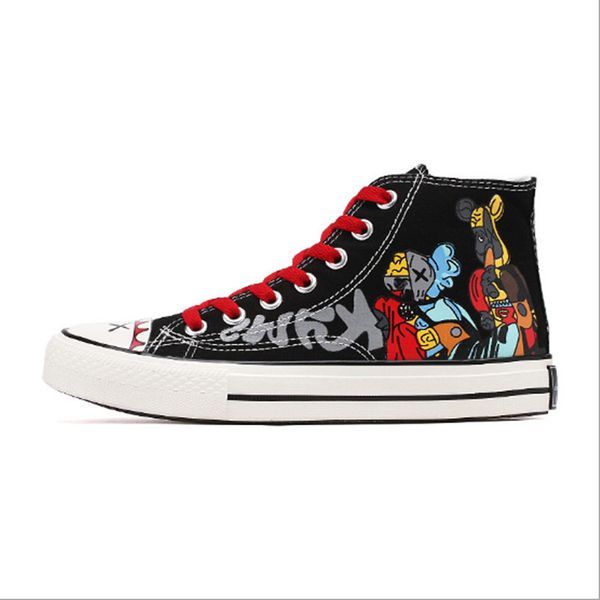 

2019 luxury designer fashion off brand men women running sportss canvas shoes for mens sneakers athletic trainers white casual shoe ct01, Black