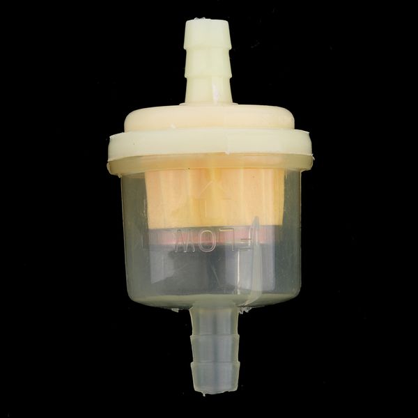 

10 x plastic 5/16'' motorcycle petrol inline fuel filter cleaning engine
