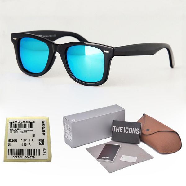 

Wholesale - Top Quality Polarized Sunglasses men women Brand Designer plank frame Metal hinge polaroid lens Retro Eyewear with box and label