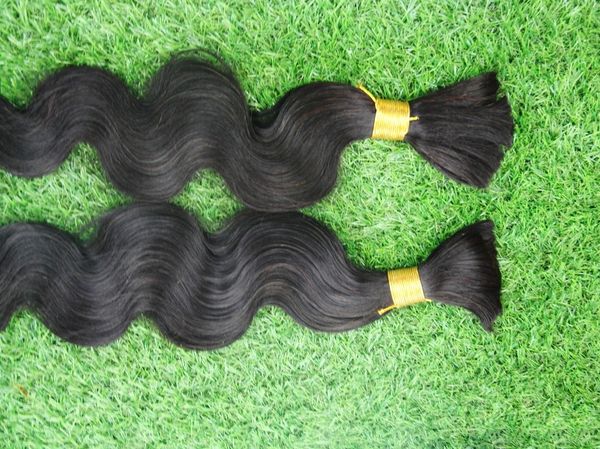 Natural Color Brazilian Body Wave Hair Weave Bundles 100 Human