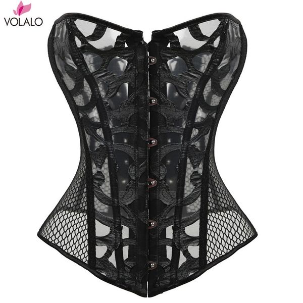 

2019 women fashion hallow out corset patchwork waist trainer vintage slimming belt bodycon wear shaper elegant corset shapers, Black;white