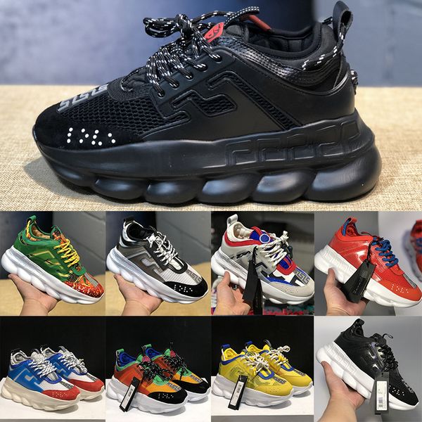 

chain reaction luxury designer shoes men women sneakers snow leopard black white mesh rubber leather fashion women casual shoes 36-45