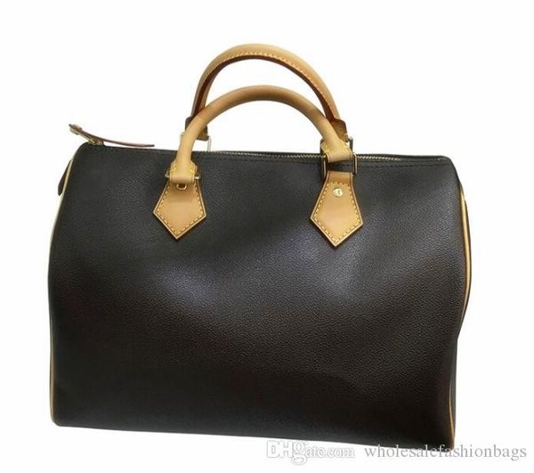 

классический speedy brand new top quality women real окисляющая натуральная кожа 25см 30см 35см сумка без плечевого ремня кошелек сумка
