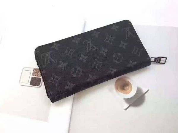 

2019 c classic men brand long wallet zipper clutch purse card wallets purse mini clutches exotics evening chain belt bags