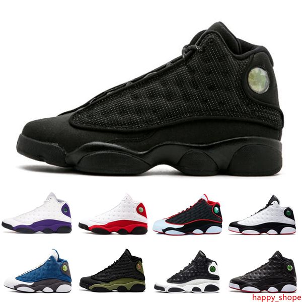 

13 13s men basketball shoes black cat island green bred court purple hyper royal chicago pure money mens trainers sports sneakers size 7-13