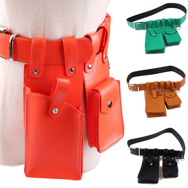 

women waist bag fashion pu leather waist belt bag female chest bags 2019 new girls fanny pack small phone pack packs