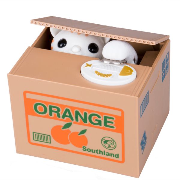

2019 hot cat automated кража монеты копилка копилка хранение saving box