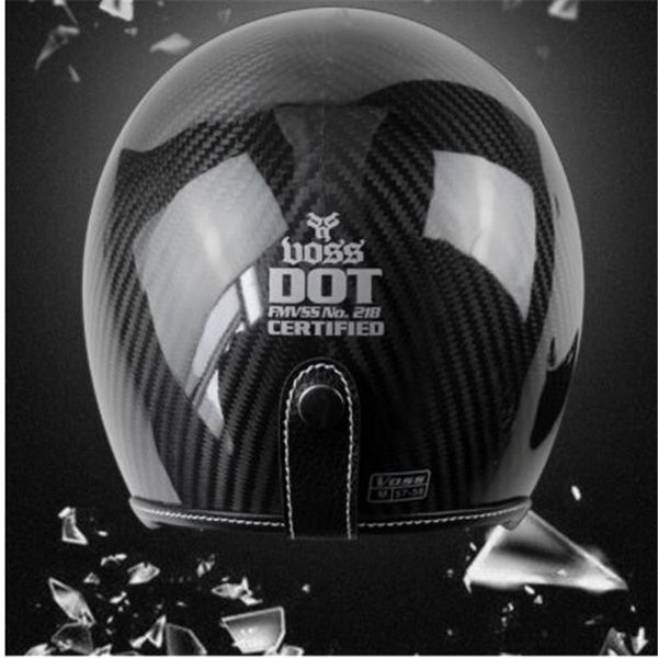 

voss half helmet carbon fiber helmets retro helmet motorcycle moto vintage casque jet scooter motorhelm capacete moto