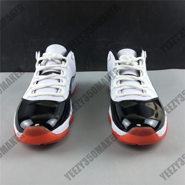 

новый jumpman 11 11s черный красный низкий real углеродного волокна мужчины баскетбол обувь белый мужская тренер спорт спортивный кроссовки