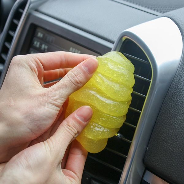 Car Cleaning Soft Rubber Multifunction Soft Car Sticky Clean Glue Gum Gel Cleaning Auto Interior Outlet Keyboard Dust Car Wash Supplies Store Car Wash