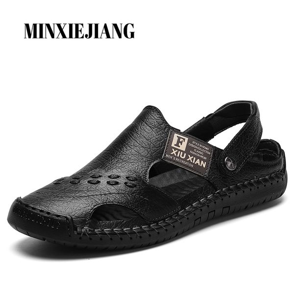 

classic men's roman sandals summer outdoor men's sandals fashion beach shoes comfortable non-slip slippers casual shoes 48, Black