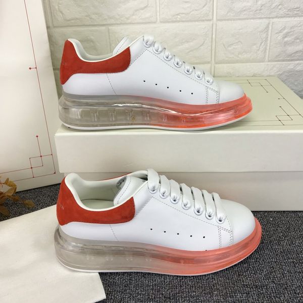 

new fashion crystal bottom single shoes men thick bottom wild sports shoes couple casual lace shoe box dhl spot02