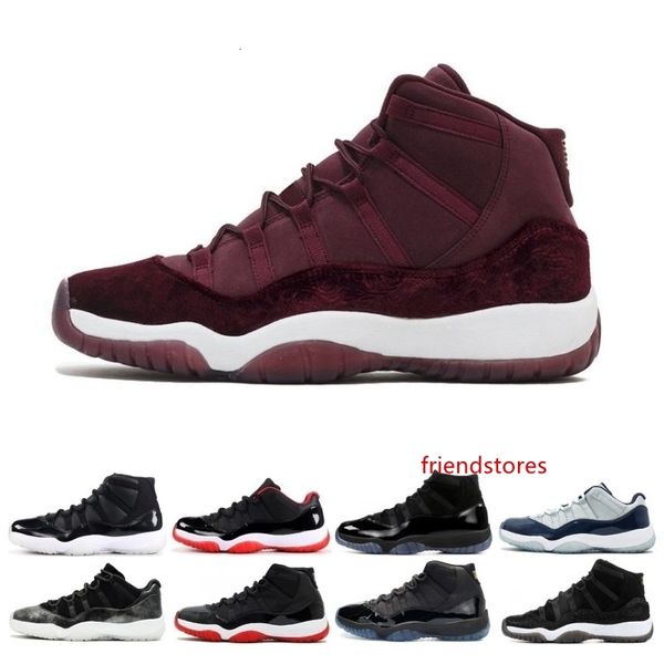 

2019 new concord high 45 11 xi 11s men basketball shoes women cap gown prm heiress gym red chicago tint space jams sports shoes