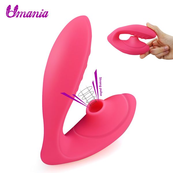 Controle sem fio vagina chupando vibrador brinquedo sexual para mulheres dual motores wearable vibrador vibrador g vibração recarregável y19061202