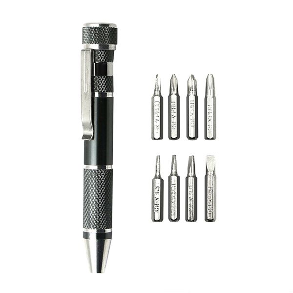 

8 in 1 aluminium screwdriver screwdriver phone disassemble maintenance tools combination set precision group