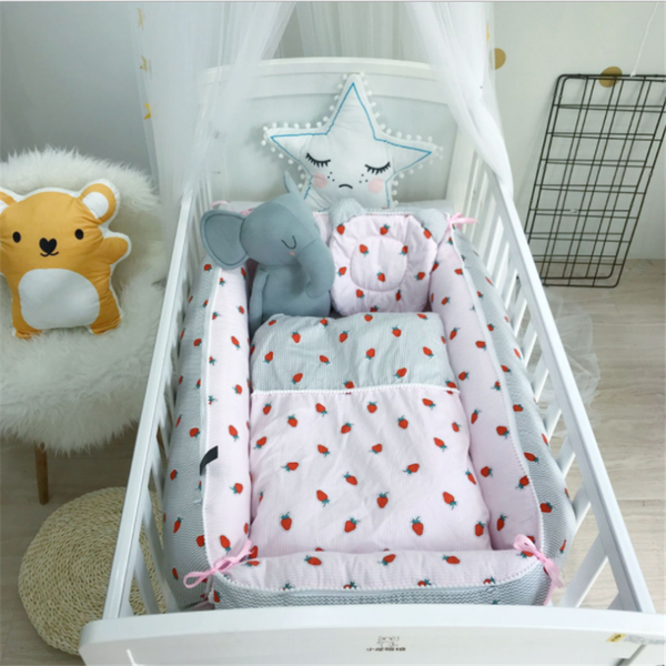

newborn baby bedding set 3pcs/set baby cot bumpers pillow 100% cotton cartoon infant bed bumper blankets newborn