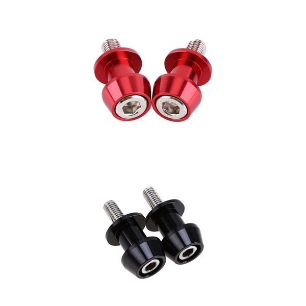 

4pcs cnc aluminum 8mm rear motorbike swingarm spool sliders stand m8 bobbins