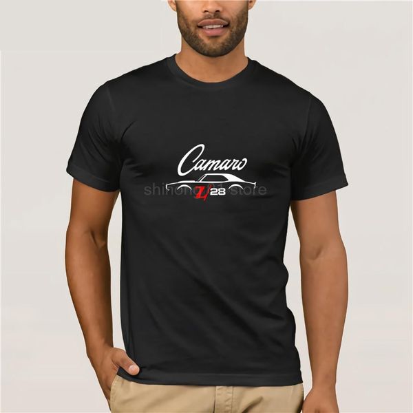 

new 2019 fashion fashion t shirt brand 1967 1968 1969 camaro z28 t-shirt ss classic muscle car silhouette 67 68 69 t shirt, White;black