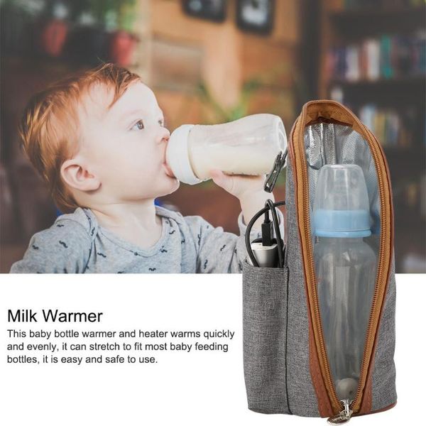 

usb baby bottle warmer portable car keep warm baby feeding bottle warmer thermostat insulated bag for stroller