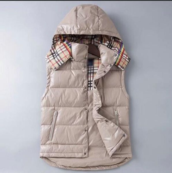 

bur mens berrys brand down jacket fashion cotton men coats winter thickening goose down warm jackets outdoor sport down clothes, Black