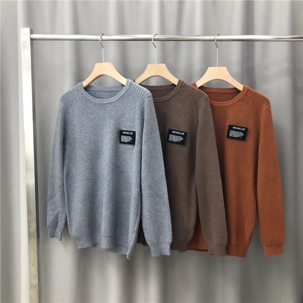

19aw new luxurious brand design mc hoodie long sleeve crewneck sweater sweatshirt fashion pullover hoodie outdoor sweatshirt, Blue;black