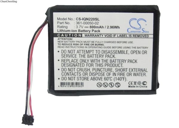 

cameron sino 800mah аккумулятор 361-00050-02 для garmin nuvi 2200, 2200lt, 2240, 2250, 2250lt