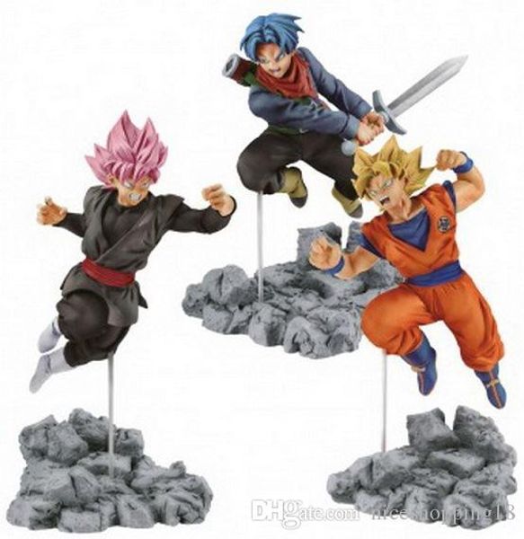 

excellent 13-15cm dragon ball z action figures banpresto son goku dragon ball goku trunks figure soul dragon toys action figures kids toys