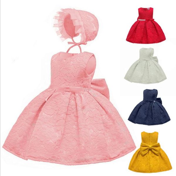 

pink lace baby girls dress age one hundred days pgraphy infant 1-3 years baby girl newborn birthday party dress wgb-8445, Red;yellow