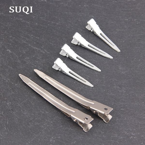 

suqi thicker hair clip duck bill clip one-word springs black bb hair  teeth comb accessories diy, Golden;white