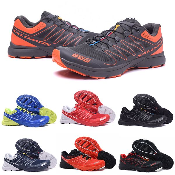 

Salomon S-LAB SENSE 7 Trail running shoes Black Volt Blue Red Chaussures Mens Trainers Outdoor zapatos Athletic Hiking Sports Sneakers 40-46