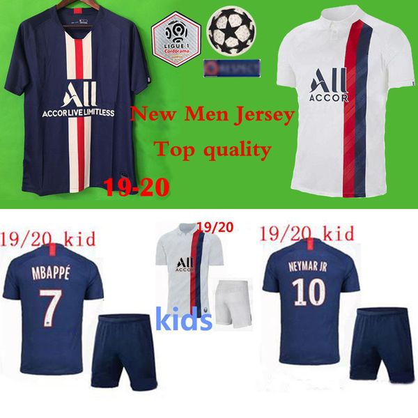 

19 20 p g maillot occer jer ey 2020 men kid pari mbappe cavani verratti aint germain football hirt champion uniform 2019, Black;yellow