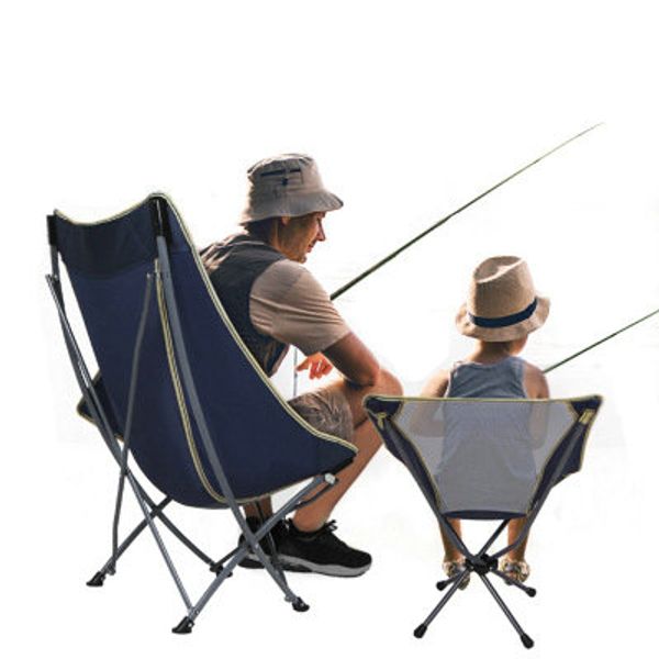 

outdoor camping oxford cloth fishing stool park leisure beach chair home children chair office folding moon
